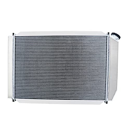 4 Row Radiator For Ford Mustang Foxbody GT SVT LX 1979-1993 - size: 4 Row Radiator+CNC 1.3Bar Cap(AT)