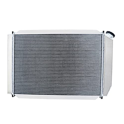4 Row Radiator For Ford Mustang Foxbody GT SVT LX 1979-1993 - size: 4 Row Radiator+CNC 1.3Bar Cap(AT)