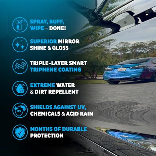 MAXLONE™ Car Spray with Triphene® All Purpose Waterless Detailer 1 Gallon - style: 1 Gallon