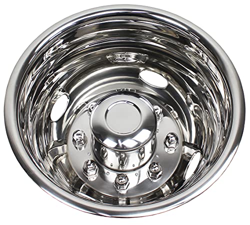 17 Inch Stainless Steel Wheel Simulators for 2005-2020 Ford F350 Dually Wheel