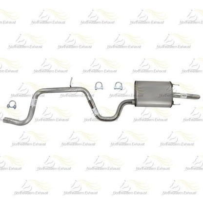 Exhaust Intermediate Pipe and Muffler Kit Compatible with Chevy Impala 2003-2005 3.8L | Stainless Steel | Northeastern Exhaust | Includes Clamps and Hangers | Direct-Fit Replacement