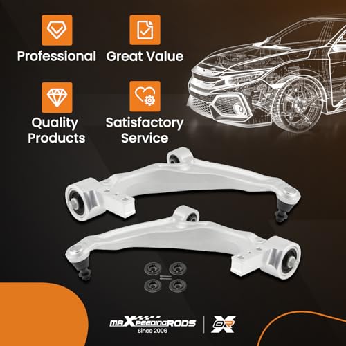 maXpeedingrods 2Pcs Front Lower Control Arms Kit for Honda Pilot 2009-2015 - size: 2Pcs