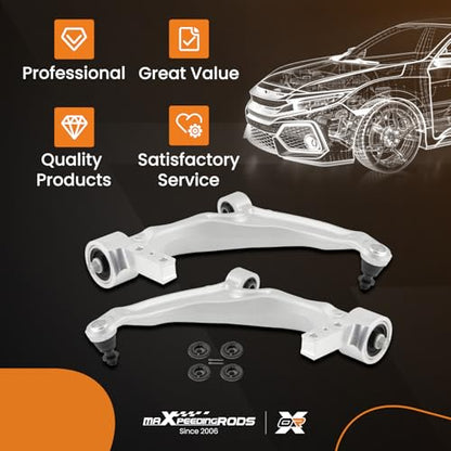 maXpeedingrods 2Pcs Front Lower Control Arms Kit for Honda Pilot 2009-2015 - size: 2Pcs