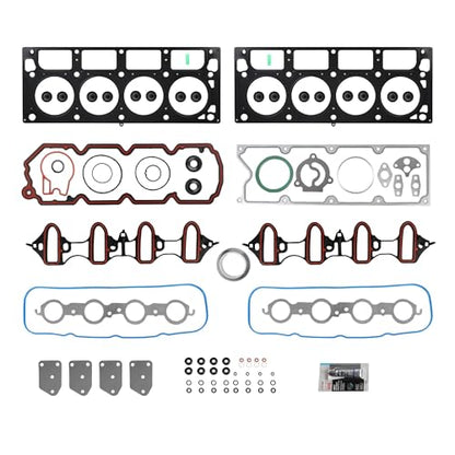 PHILTOP Head Gasket Set for Silverado 1500 2002-2007 4.8L, 2002-2013 5.3L - size: HS 26191 PT-1