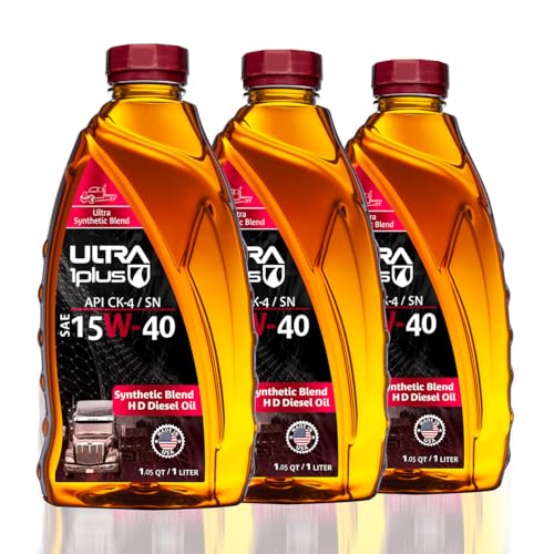 SAE 15W-40 Synthetic Blend Motor Oil API CK-4/SN 3 Quarts - size: 3 Quarts Pack