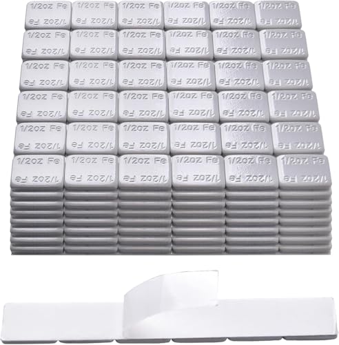 AAIN Stick on Wheel Weights, EasyPeel Tape, 4 Boxes/2304pcs, 1/4oz, 0.25oz