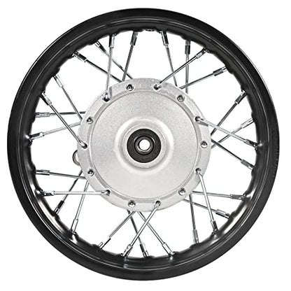 Trkimal Front Wheel Rim Hub for Motocross Off Road Dirt Pit Bike (2.5-10 Front Wheel Rim) - size: 2.5-10 Front Wheel Rim