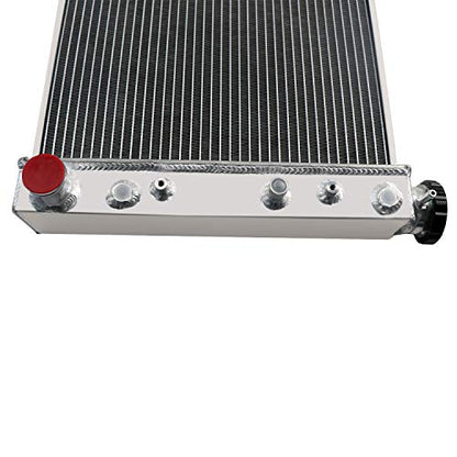 4 Row Aluminum Radiator Compatible with 1982-1994 Chevy S10 /GMC S15 Jimmy SBC350 Swap V8 1983 1984 1985 1986 1987 1988 1989 1990 1991 1992 1993 Radiators