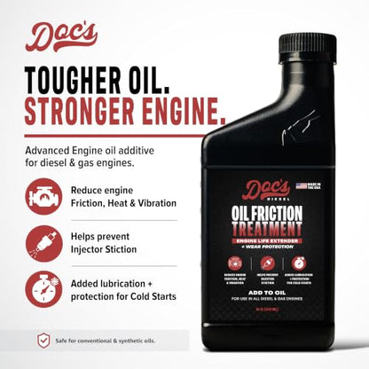 Doc's Oil Friction Treatment Engine Startup Protection, Lifter tick 16 oz - size: 1-Pack