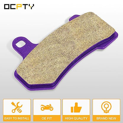 OCPTY Carbon Fiber Brake Pads FA409 for 2008-2013 FLHRC Road King Classic