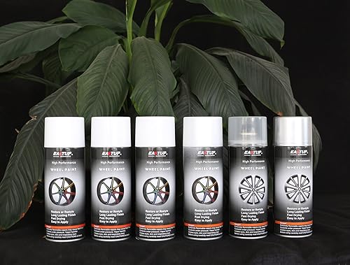EASTUP Premium Twinkling Silver Metallic Acrylic Enamel Wheel Paint - Brilliant Finish, High Durability, Fade-resistant, Quick Drying Rim Coating Spray Paint. - color: 22#2588-Twinkling Silver