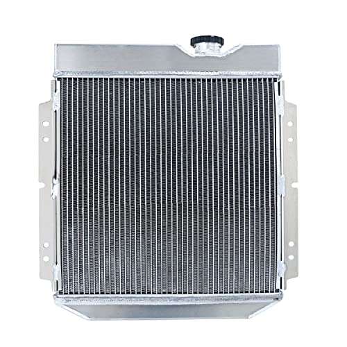 4 Row Radiator Fan Shroud For Ford Mustang Falcon Comet 1964-1966 - size: 4 Row Radiator/w Cap+Shroud Fan+Relay Kit