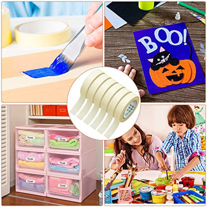 Fainne 30 Rolls Masking Tape Bulk 0.8 Inch 55 Yards - size: 0.8 Inch