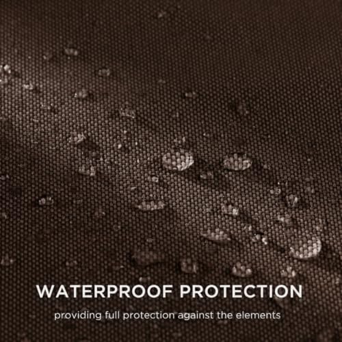 eletecpro RV Tire Covers, Fit 26-29 Inch Tire Diameters, Brown, 4-Pack - color: Brown, size: M (Fits Tire Diameters 26''-29'')