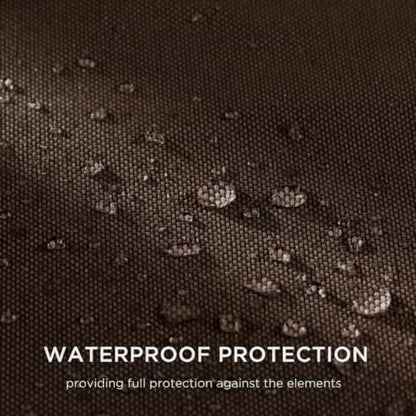 eletecpro RV Tire Covers, Fit 23-26 Inch Tire Diameters, Brown, 4-Pack - color: Brown, size: S (Fits Tire Diameters 23''-26'')