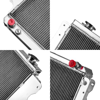 3 Row Radiator For Jeep Wrangler TJ YJ 2.4 2.5 4.0 4.2L 1987-2006 - size: 3 Row Radiator