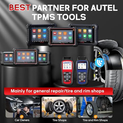 Autel TPMS Sensors 16pcs, Rubber Stem MX-Sensor 2in1 Tire Pressure Sensor