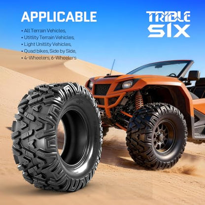 27x9-14 UTV Tires,6PR All-Terrain Tires,Tubeless,Pack of 2 - size: 27x9x14