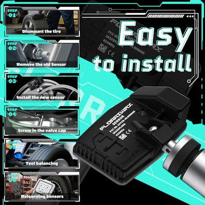 TPMS Sensor 433MHz Tire Pressure Monitoring Sensor for Subaru