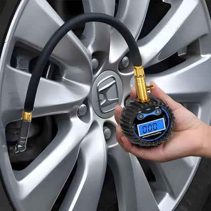 PINKJOY Digital Tire Pressure Gauge 250 PSI - Accurate Air Pressure Gauge for Tires with Easy-to-Read Numbers & 45 Angle Chuck