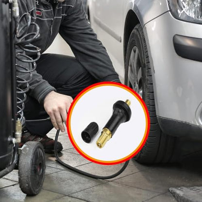 TPMS 17-20008 Rubber Clip-on Tire Pressure Sensor Valve, 100PCS