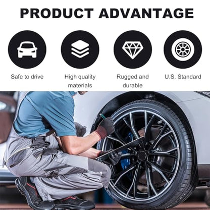 KVAEY 5 PCS TR413AC Tire Valve Stems, Chrome Rubber Tubeless Valve Stems Suit for 0.453 inch Rim Holes, Snap-in Tyre Metal Stems for Standard Vehicle Tires, Car Accessories (Blue) - color: Blue