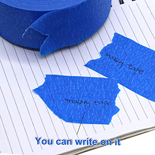 JIALAI HOME 3 Rolls Blue Painters Tape 2 inch Painter Tape Wide Roll, Blue Masking Paint Tape 2 Inches x 60 Yards for General Purpose Walls Painting, Automotive - size: 1.88 Inches x 60 Yards