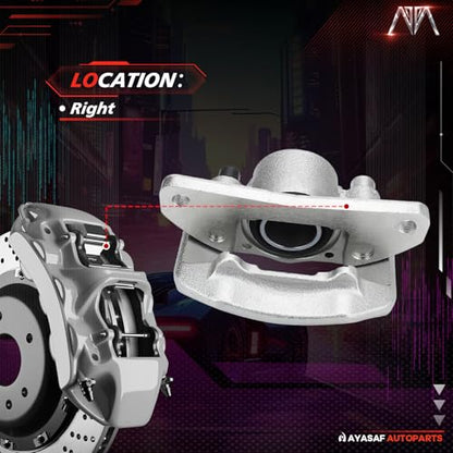 19542 Front Right Passenger Side Disc Brake Caliper Assembly - color: Front Right