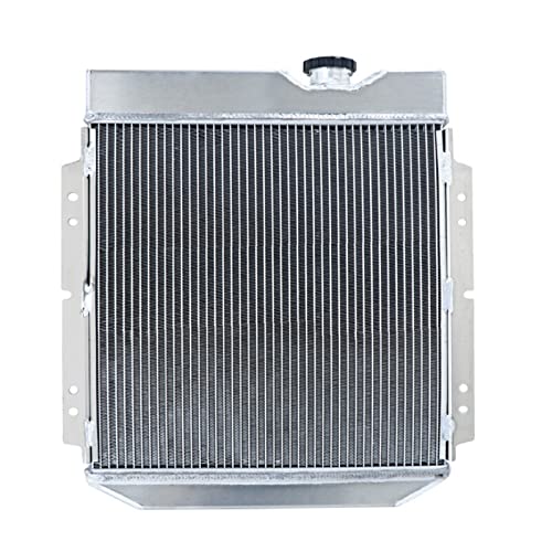 3 Row Radiator For Ford Mustang 1964-1966 Falcon Comet 1960-1965 - size: 3 Row Radiator+CNC 1.3Bar Cap
