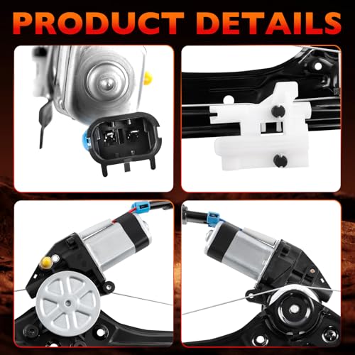 Front Right Side Window Regulator & Motor Fits for 2012-2019 Fiat 500 1.4L - size: 751-649