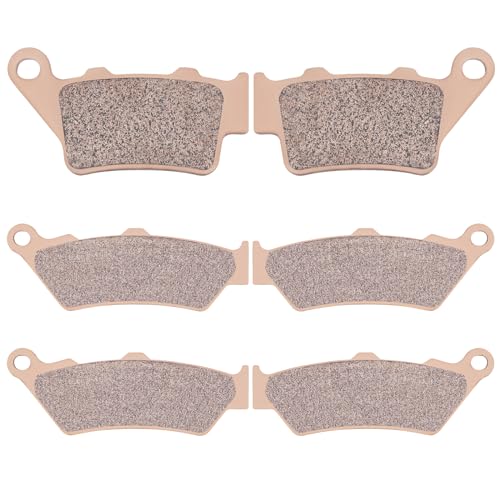 AHL Front & Rear Brake Pads Set for BMW F800GS F800 GS 2008-2011 (Sintered copper-based) - size: Sintered copper-based