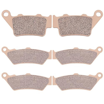 AHL Front & Rear Brake Pads Set for BMW F800GS F800 GS 2008-2011 (Sintered copper-based) - size: Sintered copper-based