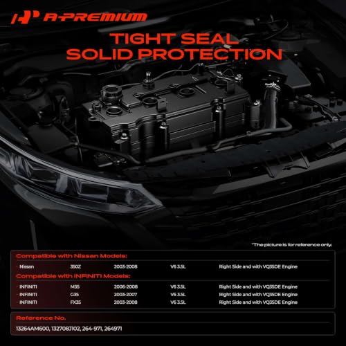 A-Premium Right Side Engine Valve Cover, with Gasket - style: Right Cover