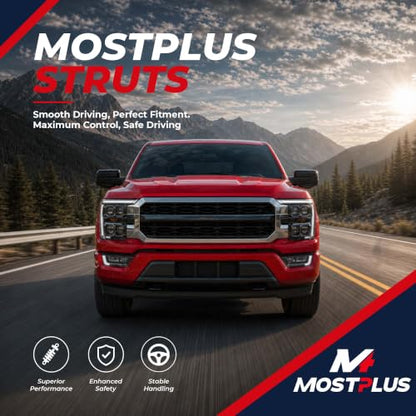 MOSTPLUS 2pcs of Rear Left Right Side Complete Shocks Strut Coil Spring Assembly 171312 Compatible for 2000-2006 Nissan Sentra - style: 02-06 Sentra Rear Struts (2PCS)