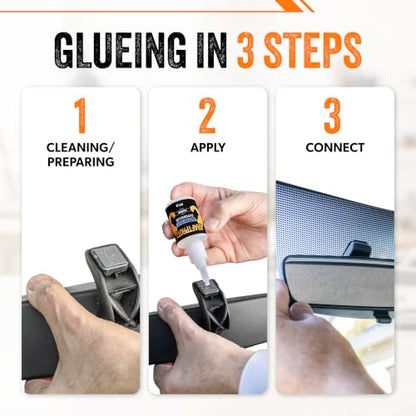 Automotive Super Glue Liquid 1.75 oz - Car Interior Instant Adhesive