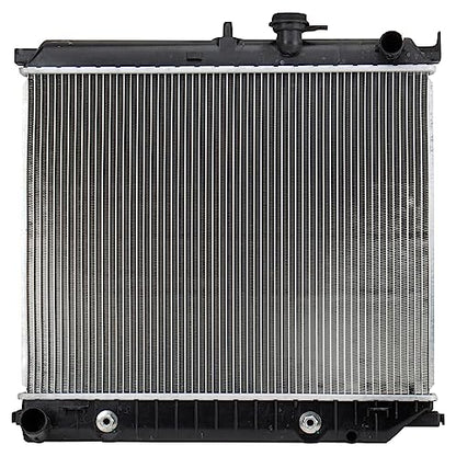 TRQ Radiator 1 Row Aluminum Core - style: RDA80138