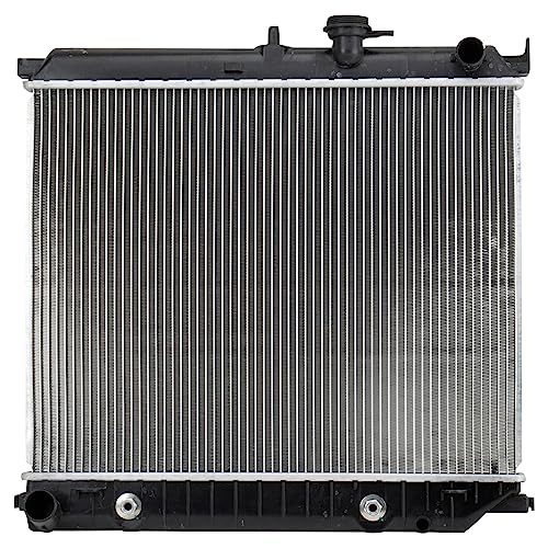 TRQ Radiator 1 Row Aluminum Core - style: RDA80138