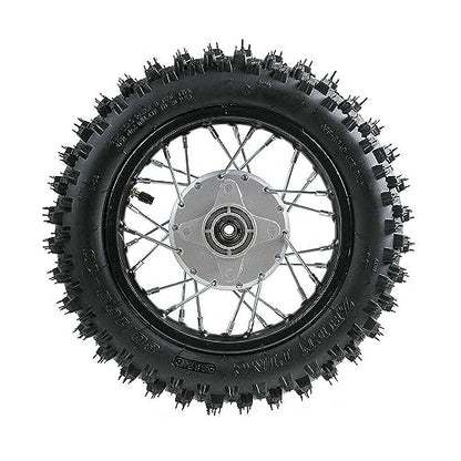10" Rear Wheel Rim Tire Assembly 12mm Bearing 50cc 70cc 90cc 110cc Dirt Pit Pro Trail Bike CRF50 DRZ70 PW50 BBR50 TTR50 DRZ50 SSR 3.00-10 80/100-10 1.4x10 Drum Brake (Tire: 3.00-10 With Drum Brake) - size: Tire: 3.00-10 With Drum Brake