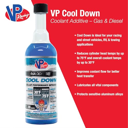 VP Racing Fuels 2085 Cool Down Coolant Performance Improver, 16 Ounces (2 Pack) - size: 2 Pack