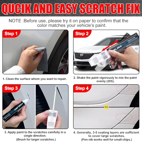 Car Touch Up Paint(Radiant Red Tintcoat(GNT/WA170H)) for Cadillac - color: Radiant Red Tintcoat(GNT/WA170H) for 2025 ESCALADE/2024 ESCALADE/2025 XT5/2024 XT5/2025 XT4/2024 XT4/2025 XT6/2024 XT6/2025 CT5-V/2025 CT5/2024 CT5/2025 CT4/2024 CT4/2025 LYRIQ/202