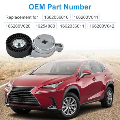 Belt Tensioner with Pulley Compatible with Toyota Camry 2012-2017 - size: 166200V020