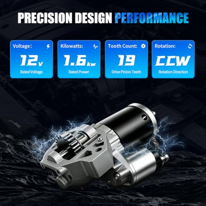 17964N New Starter Motor Fit for Honda Pilot 2006-2008,M000T15571