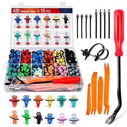 Nilight 420Pcs Fender Flare Clips & Fastener Remover for Toyota Lexus - color: 420Pcs Clips +Remover