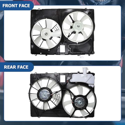 WFLNHB Engine Radiator Cooling Fan Assembly Replacement for Toyota Sienna 3.5L V6 2007-2010