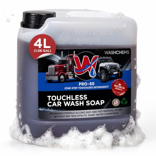 Wash Chems Pro50 Foam Cannon Car Wash - Touchless Detergent Soap - 1.06 Gal - size: 134.4 Fl Oz (Pack of 1)