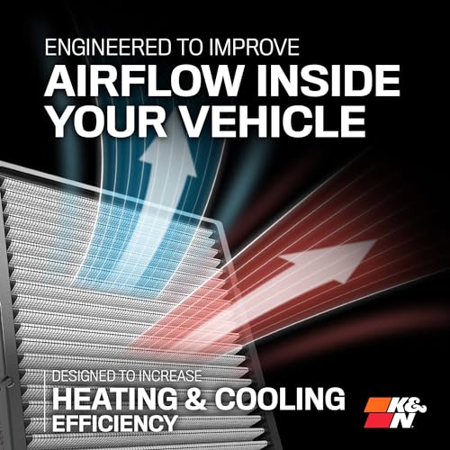 K&N LIFETIME Cabin Air Filter: Washable, Clean Air for your Cabin, VF2065