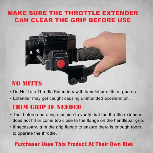 Thumbuddy Pro ATV Throttle Extender - Model TB2 Black - size: One Size