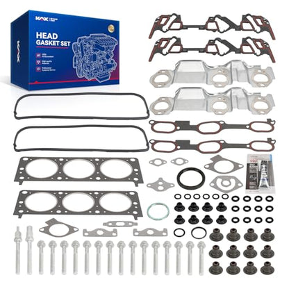 KAX Head Gasket Set Fit for Impala 2000-2005 3.4L, Grand Am 1999-2005 3.4L - size: HS9071PT