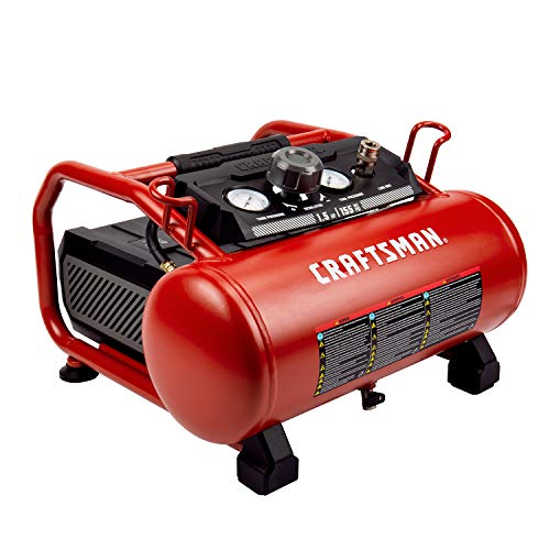 Craftsman 3 Gallon Hot Dog Air Compressor, Oil-Free 155 PSI