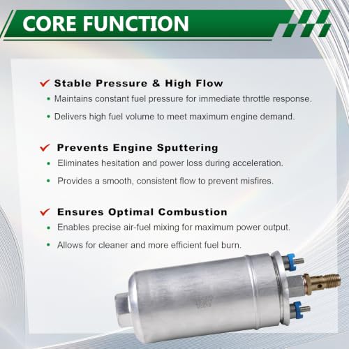 12V 200LPH (53GPH) Inline External High Pressure Electric Fuel Pump